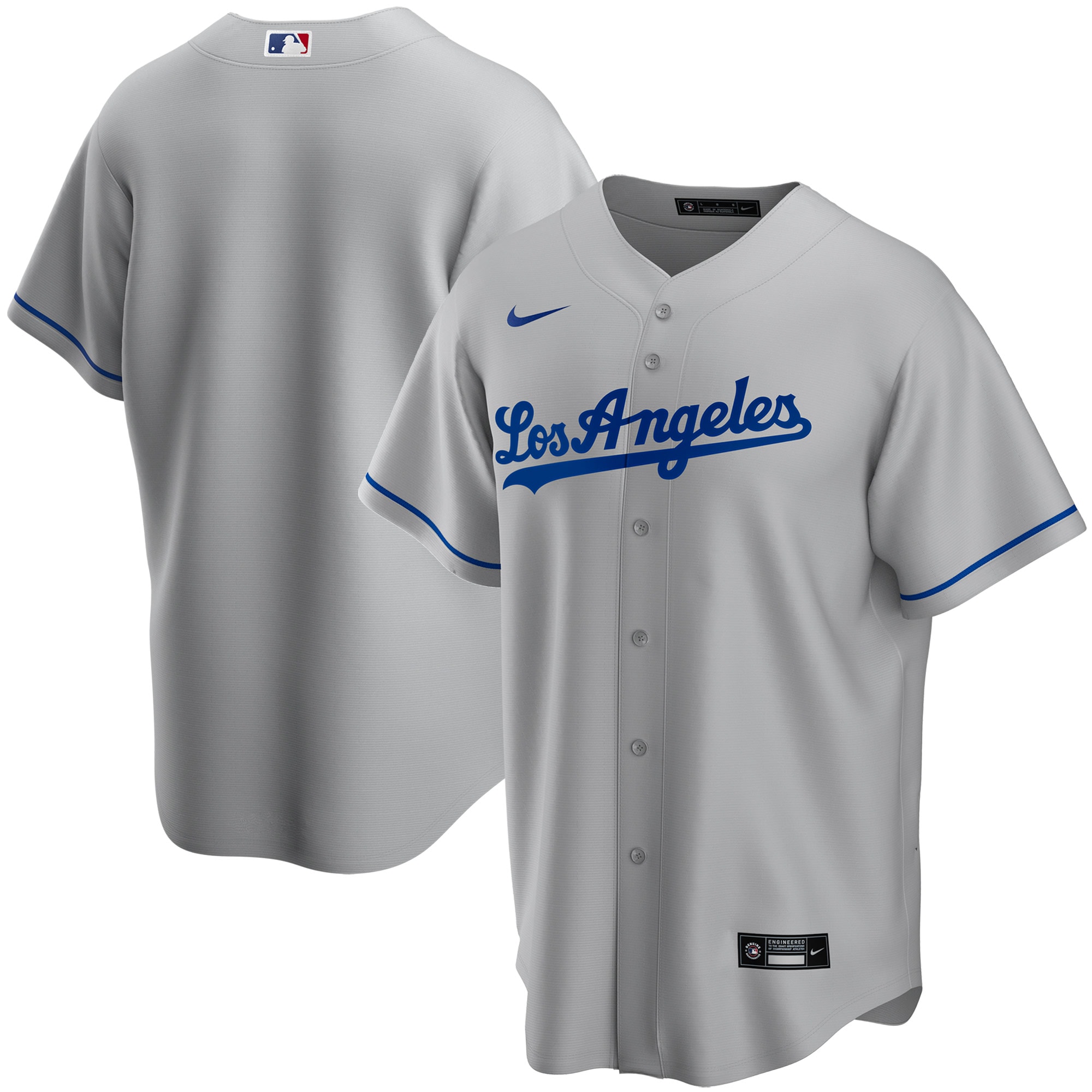 Youth Los Angeles Dodgers Gray Road Team Jersey