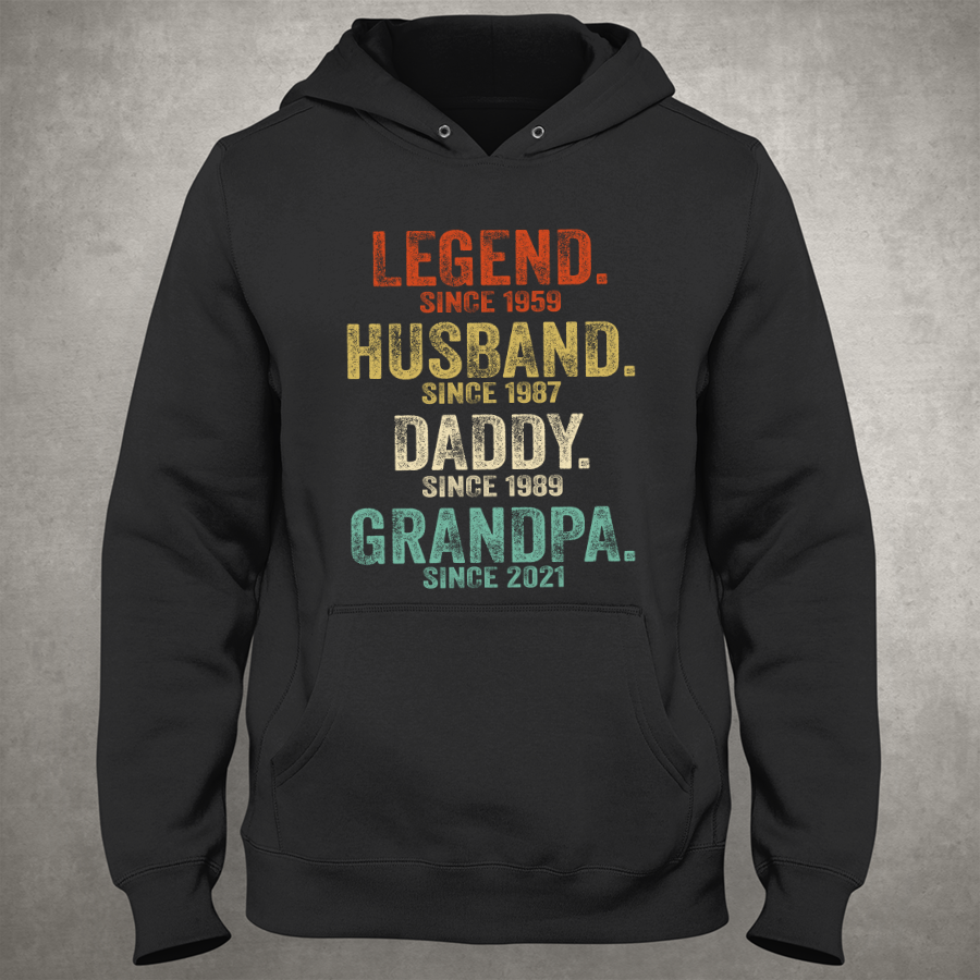 Legend Husband Daddy Papa Customized Hoodie