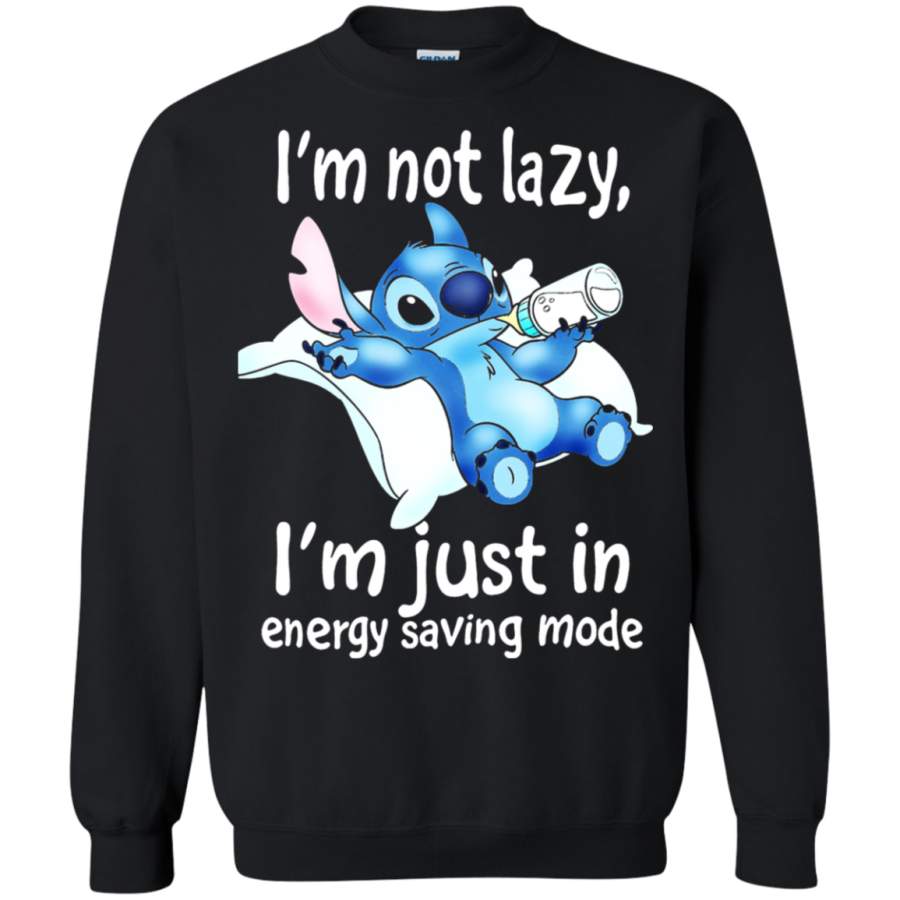 AGR I_m Not Lazy Just In Energy Saving Mode Stitch Sweatshirt