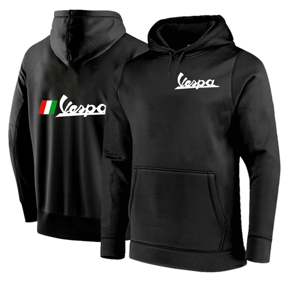 Vespa Logo 2022 Hoodies Customize Pullover Fleece Cotton Sweatshirts Casual Fashion Fashion Hip Hop Hooded Coats Tops alx