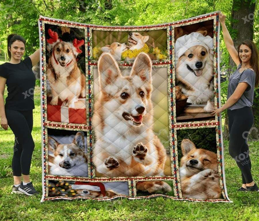 Corgi Awesome MYT183 3D Customized Quilt