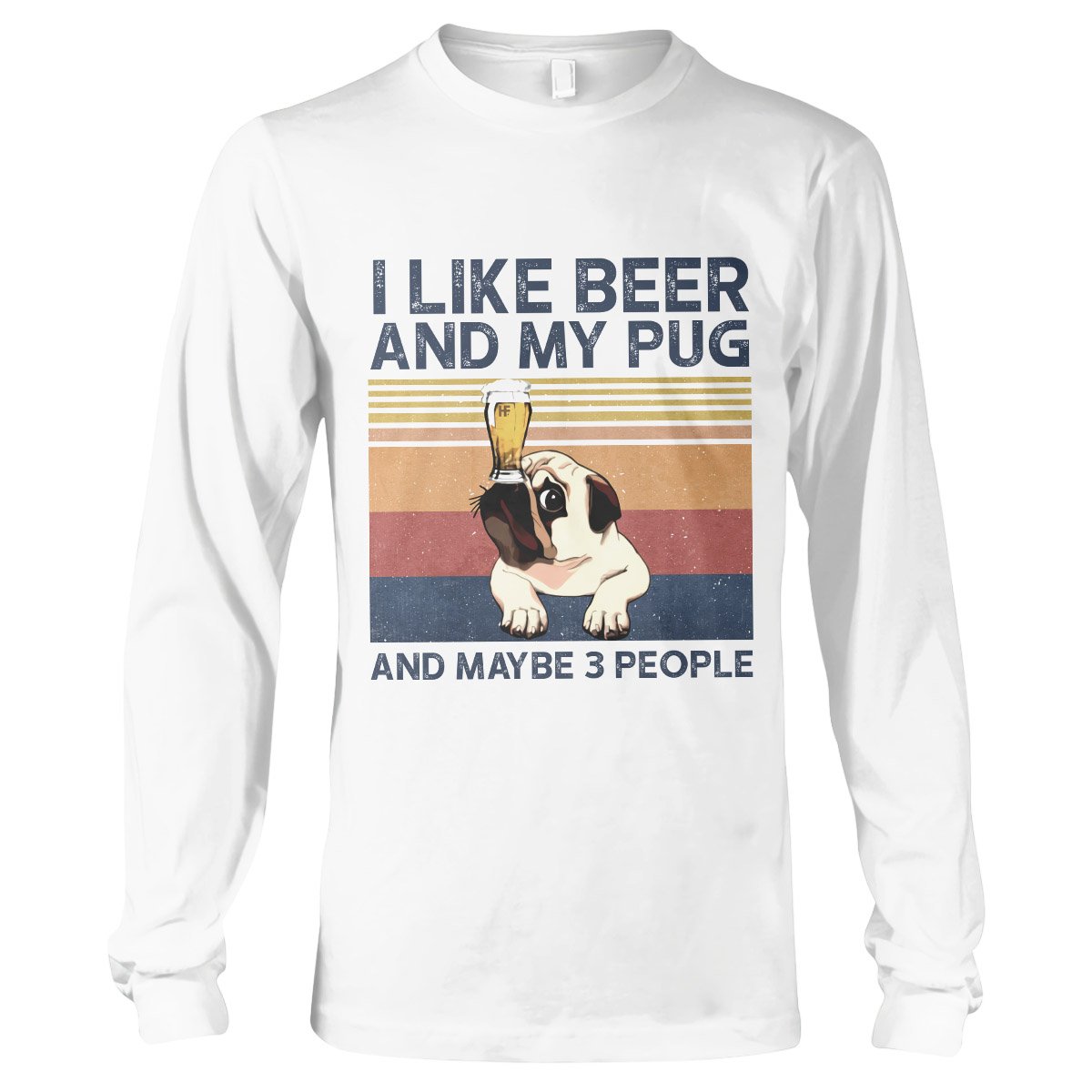 Pug Lovers Shirt 11 Ez01 1009 Long Sleeve T-Shirt