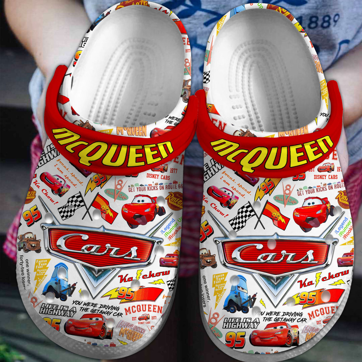 Cars (Pixar Animation) Crocss Clogs For Men Women And Kid Mylccseu