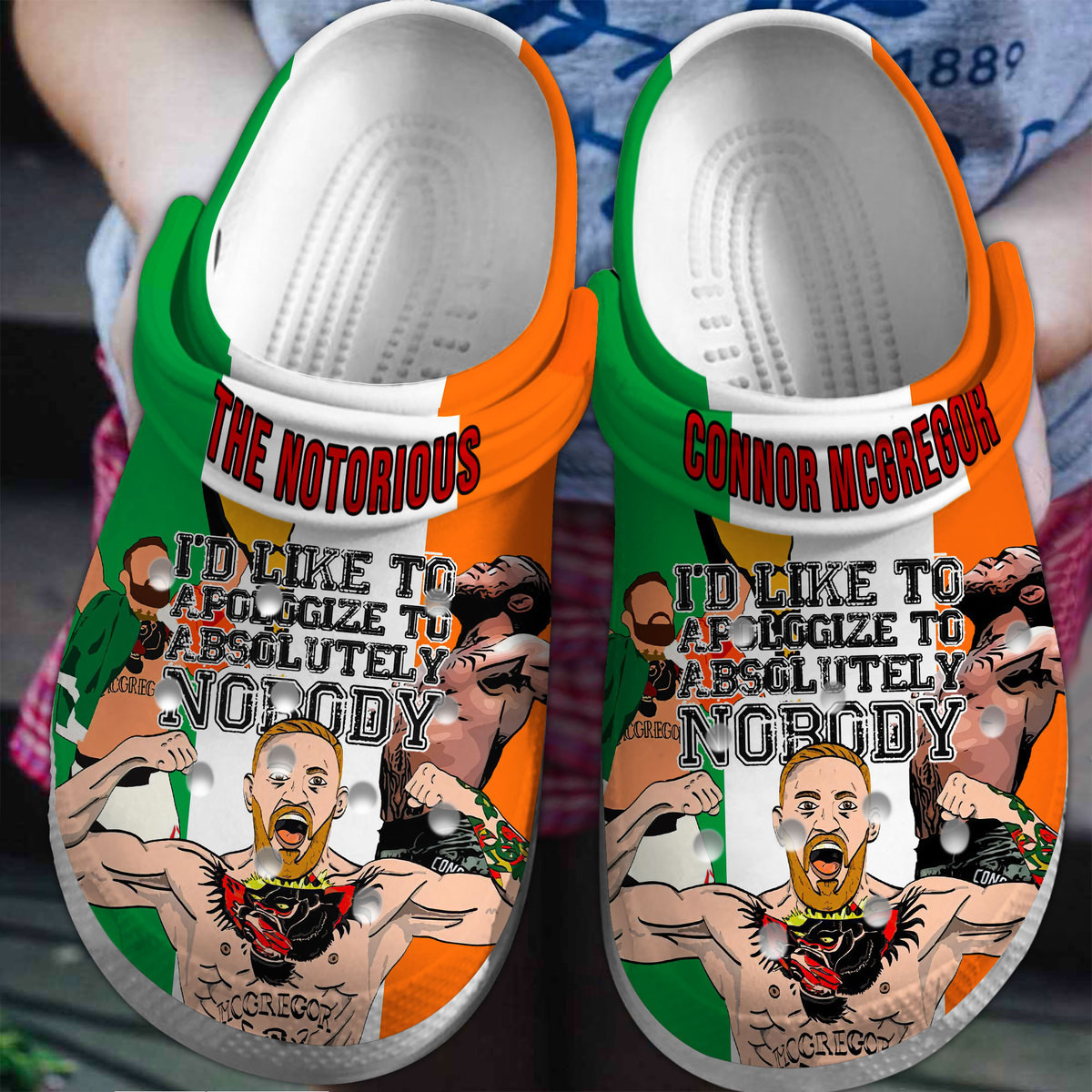 Connor Mcgregor Crocss Clogs For Men Women And Kid Hy860Fwn