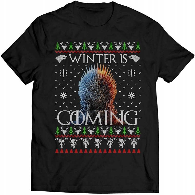 Winter Is Coming Ugly Christmas Sweater Game T Shirt Got Thrones T Shirt