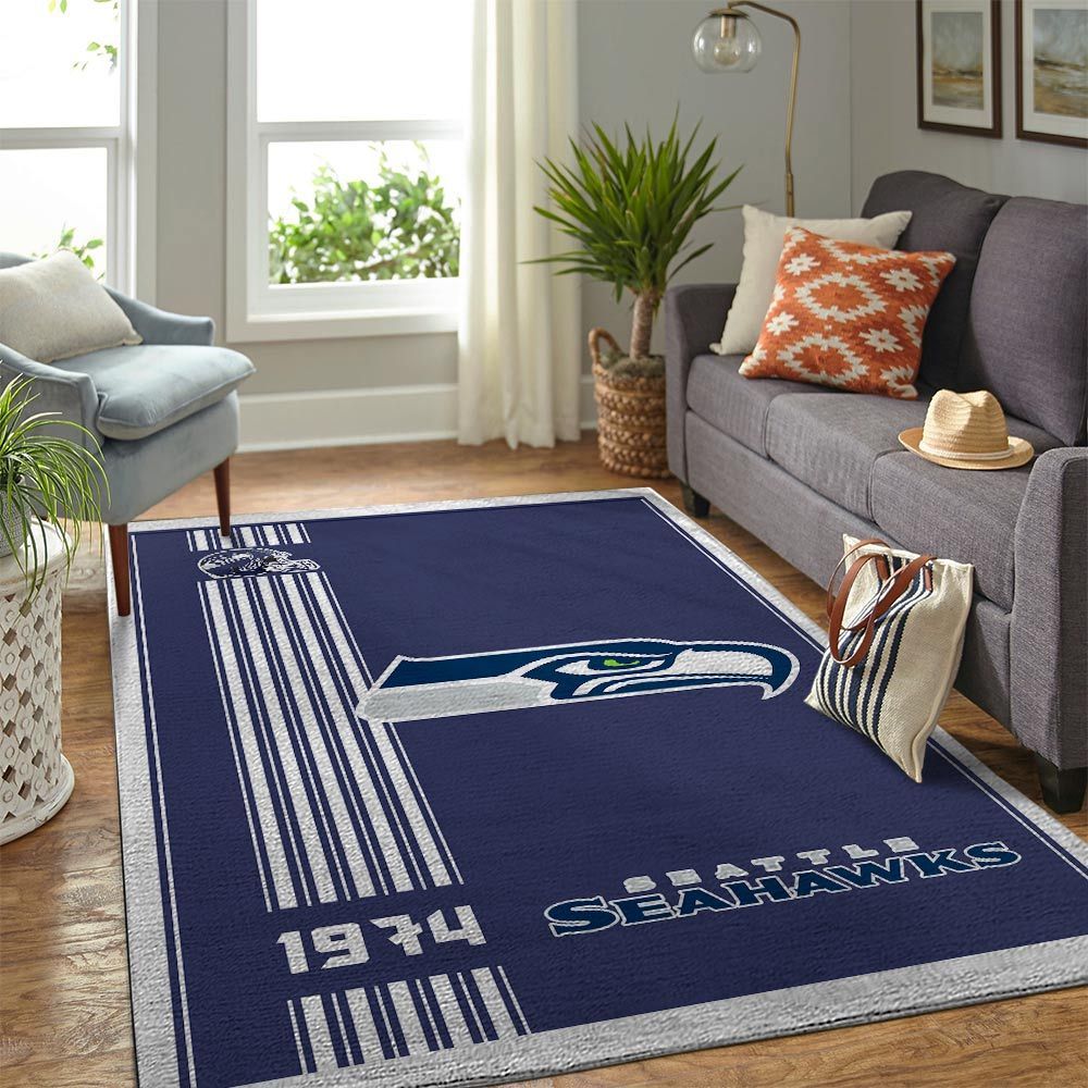 Seahawks Football Club Area Rugs Living Room Carpet FN281232 Local Brands Floor Decor