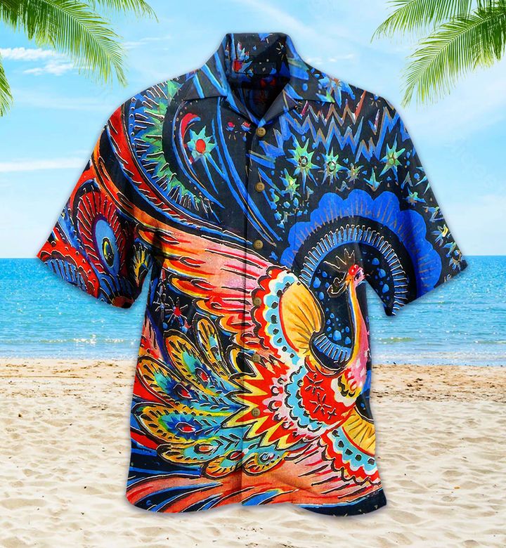 Peacock Colorful Hawaii Shirt Ha9230