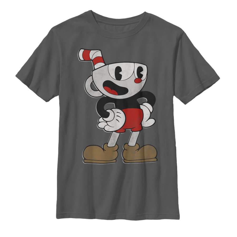 Cuphead Boy’s Happy Pose  T Shirt