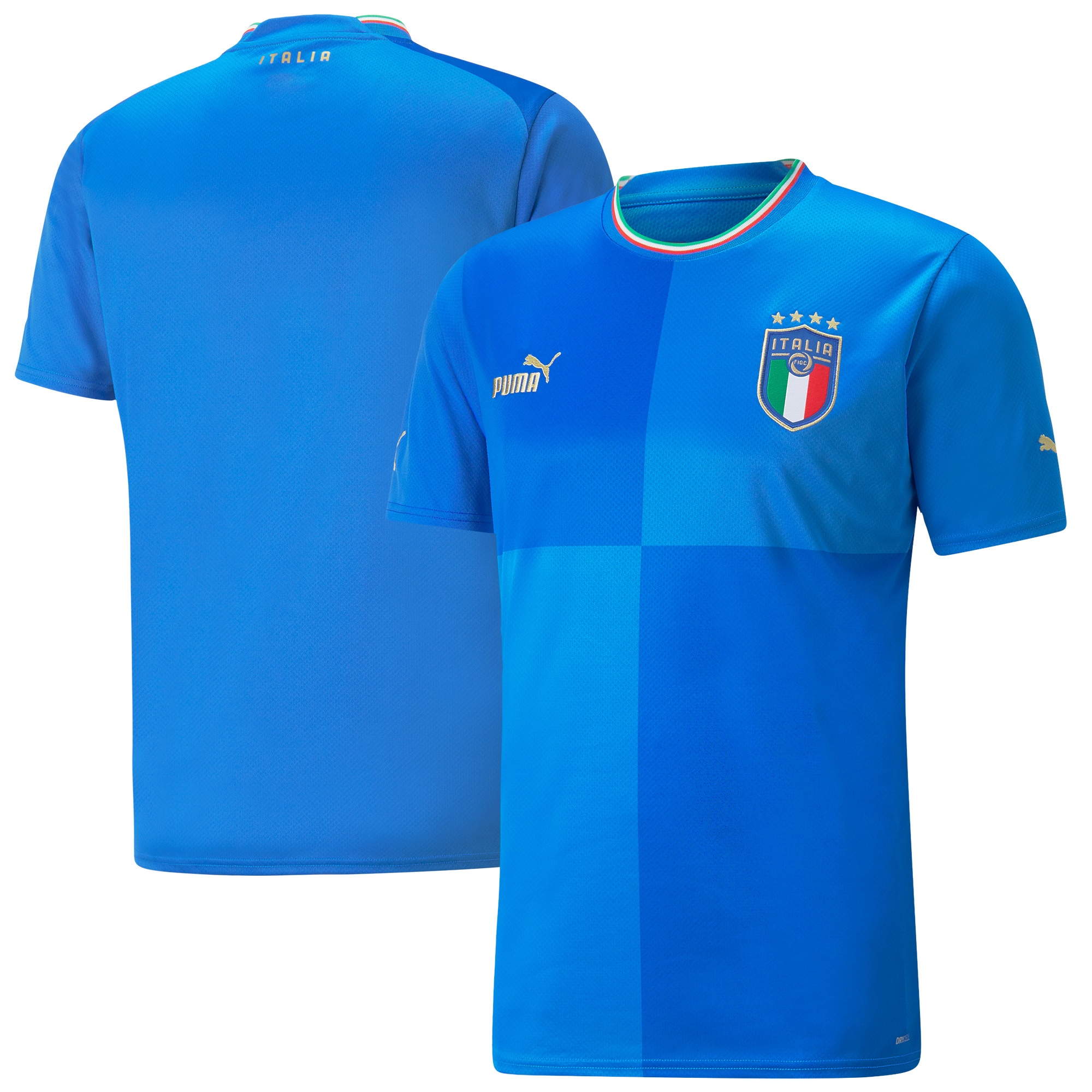 Italy National Team 2022/23 Home Replica Blank Jersey – Blue