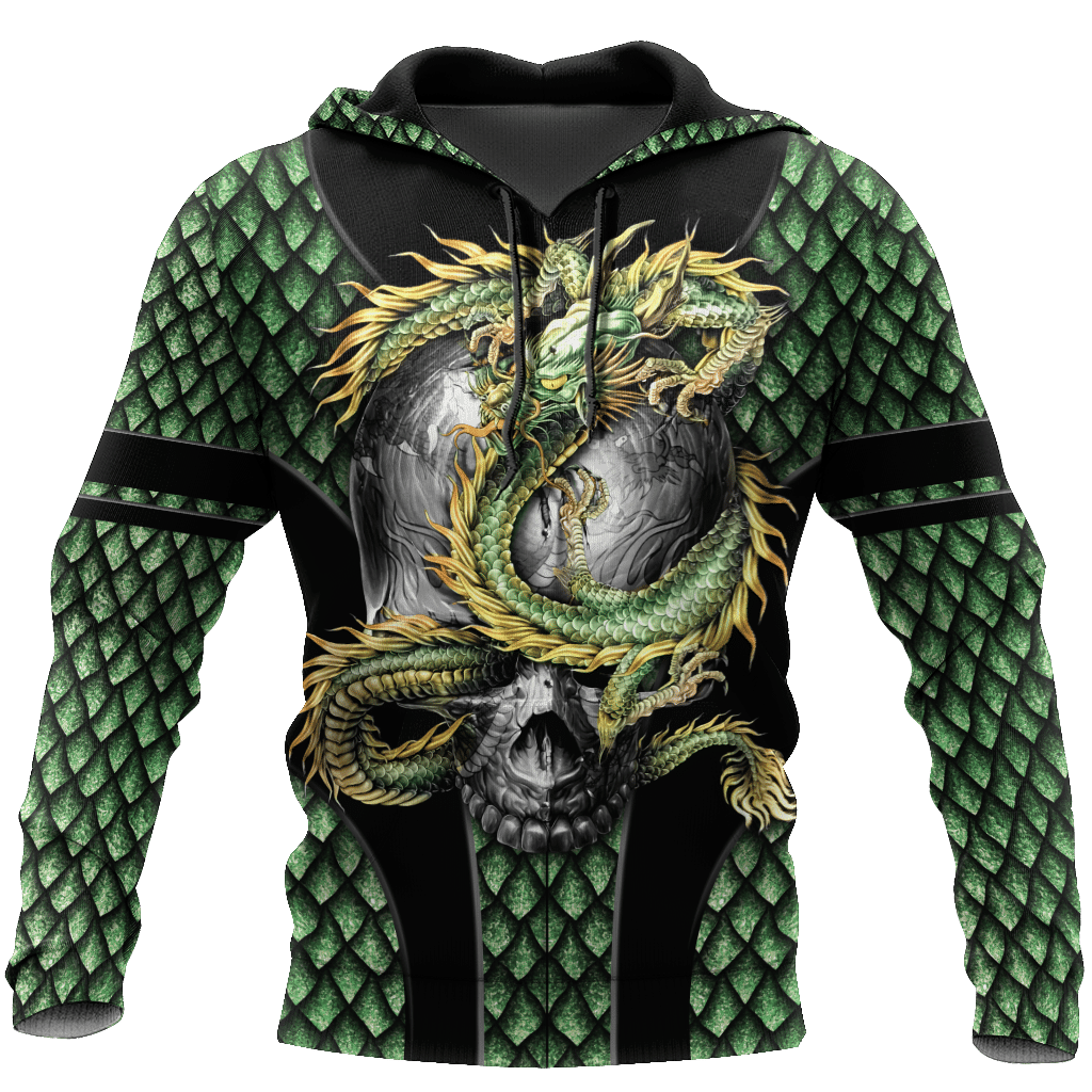 Skull Dragon 3D All Over Printed For Men And Women Hac140803