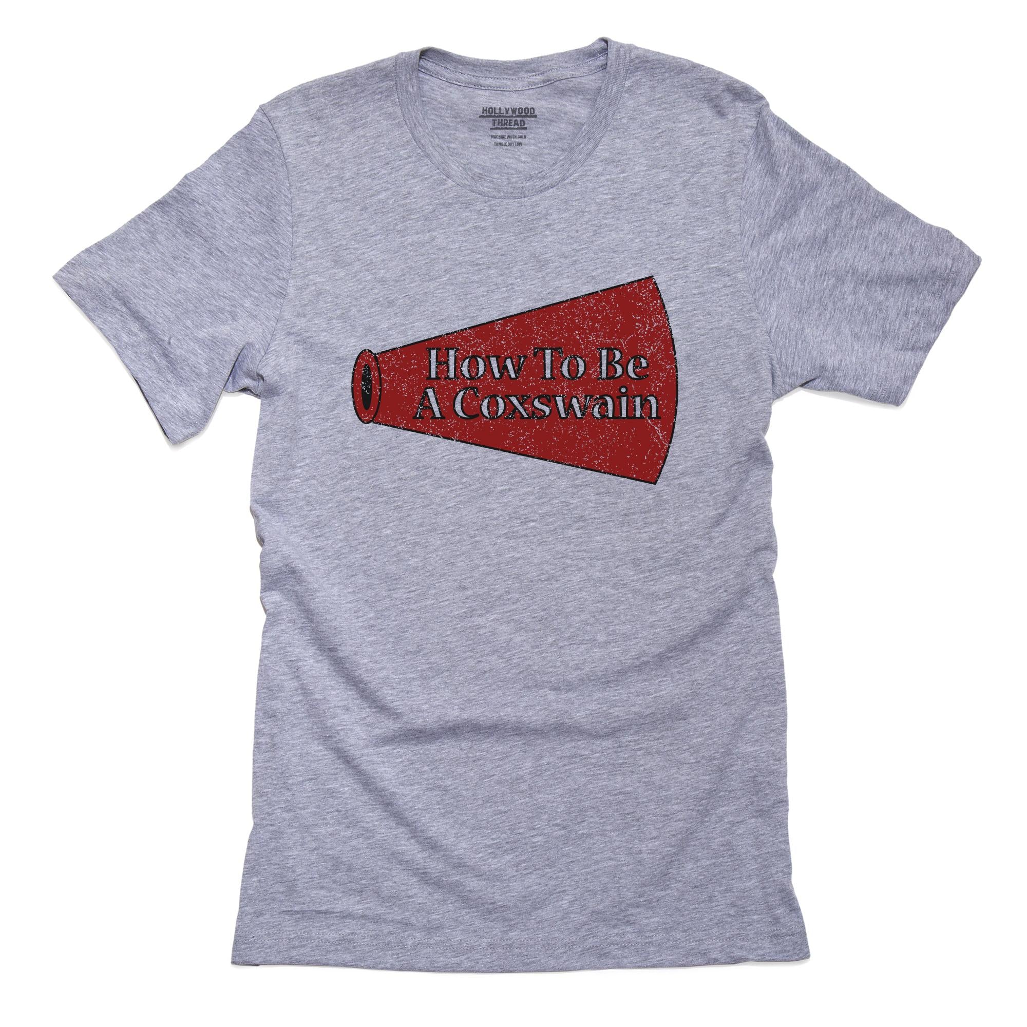 Coxswain Red Megaphone - How to Be One - Crew T-Shirt, Framed Print, Pillow, Golf Towel