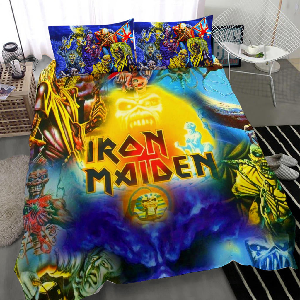 Iron Maiden Music Band 3 Bedding Set, Iron Maiden Music Band Duvet