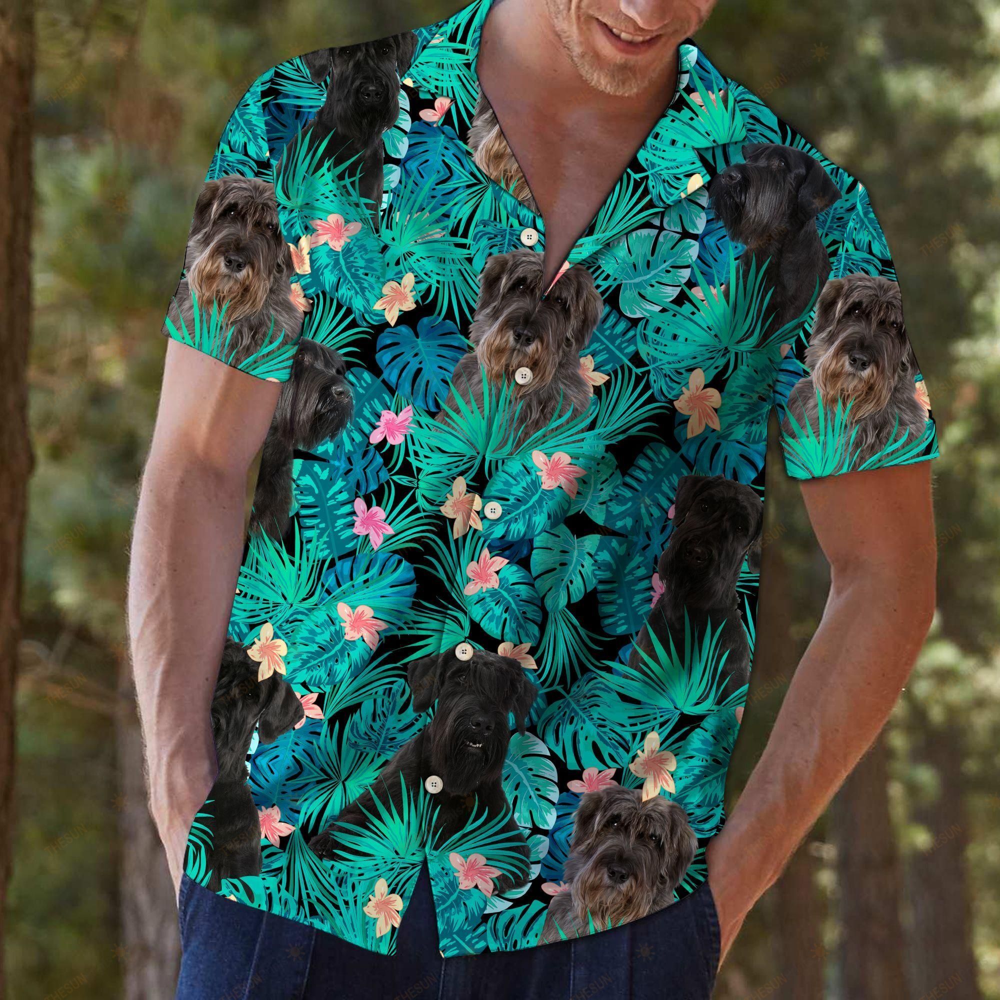 Giant Schnauzer Tropical Hawaiian Shirt Ha10182