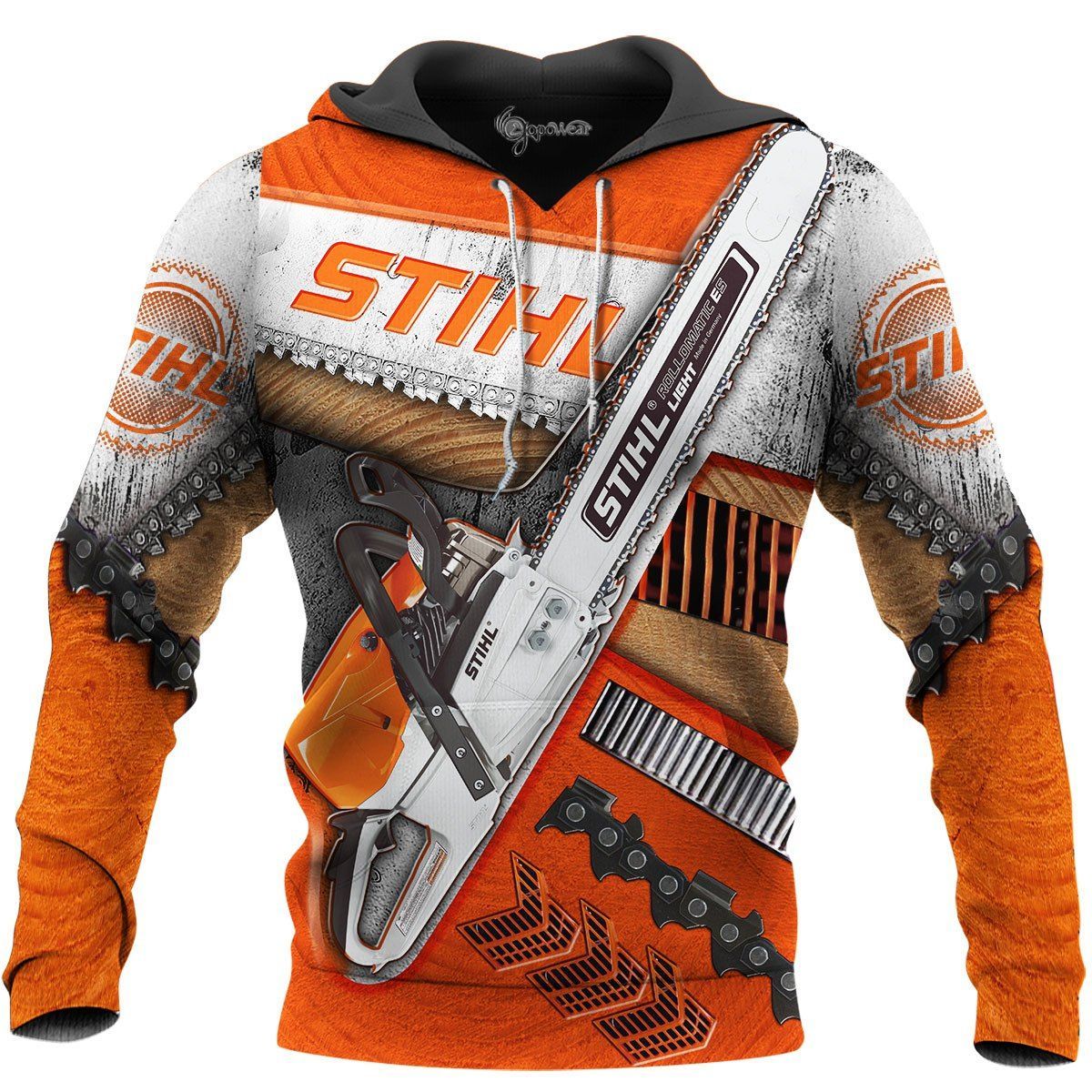 Beautiful Stihl Chainsaw 3D Hoodie