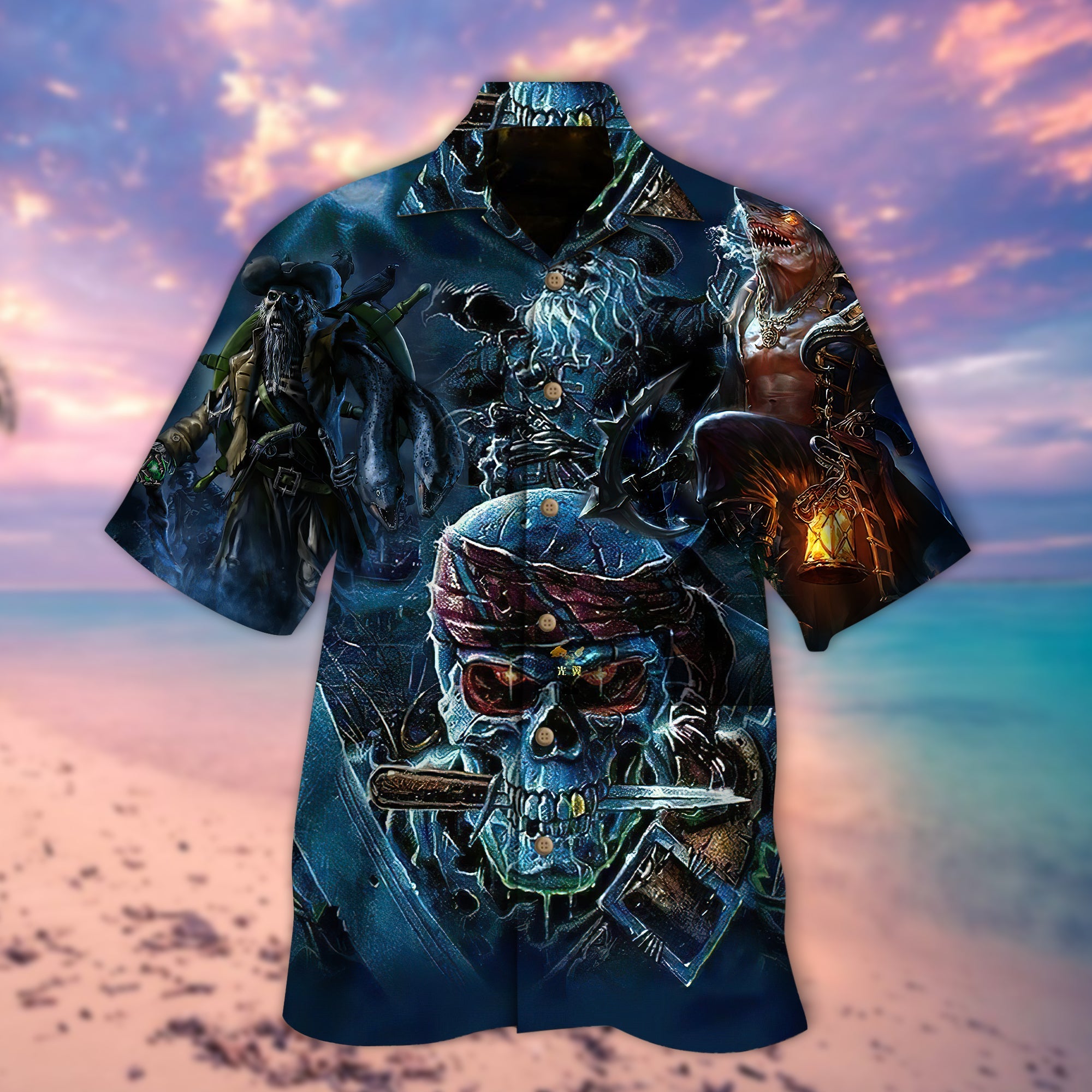 Nightmare Of Pirates Skull Hawaii Lover Hawaii Shirt For Men Women Ha8106