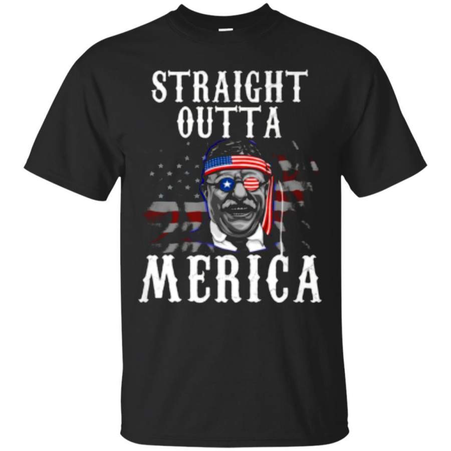 AGR Theodore Roosevelt President Shirt 4th Of July Usa America zGalaxy Fashion T-Shirt