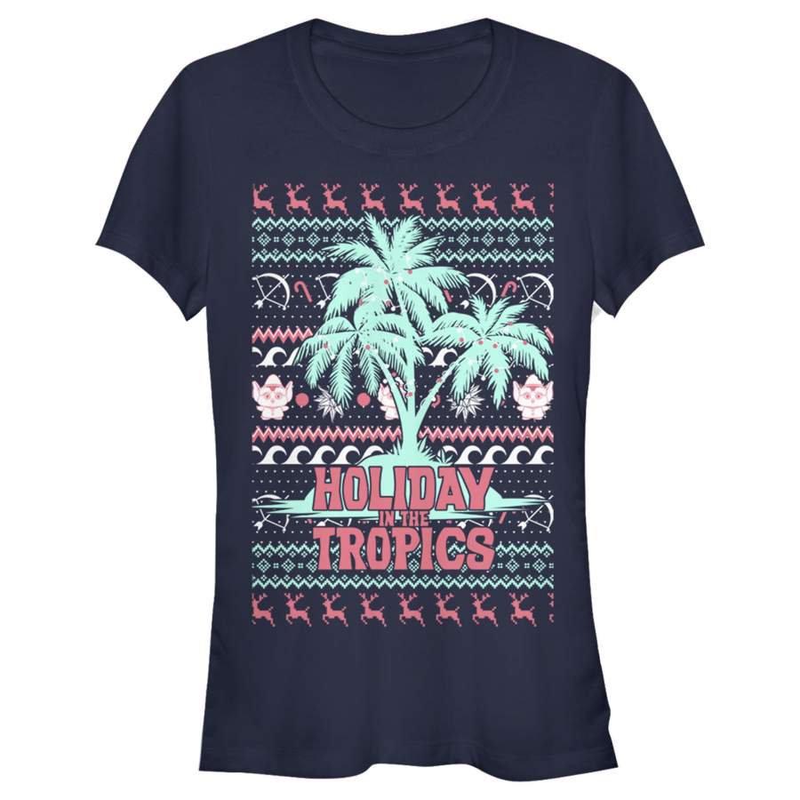 Christmas Chronicles 2 Junior’s Ugly Xmas Tropical Holiday  T Shirt