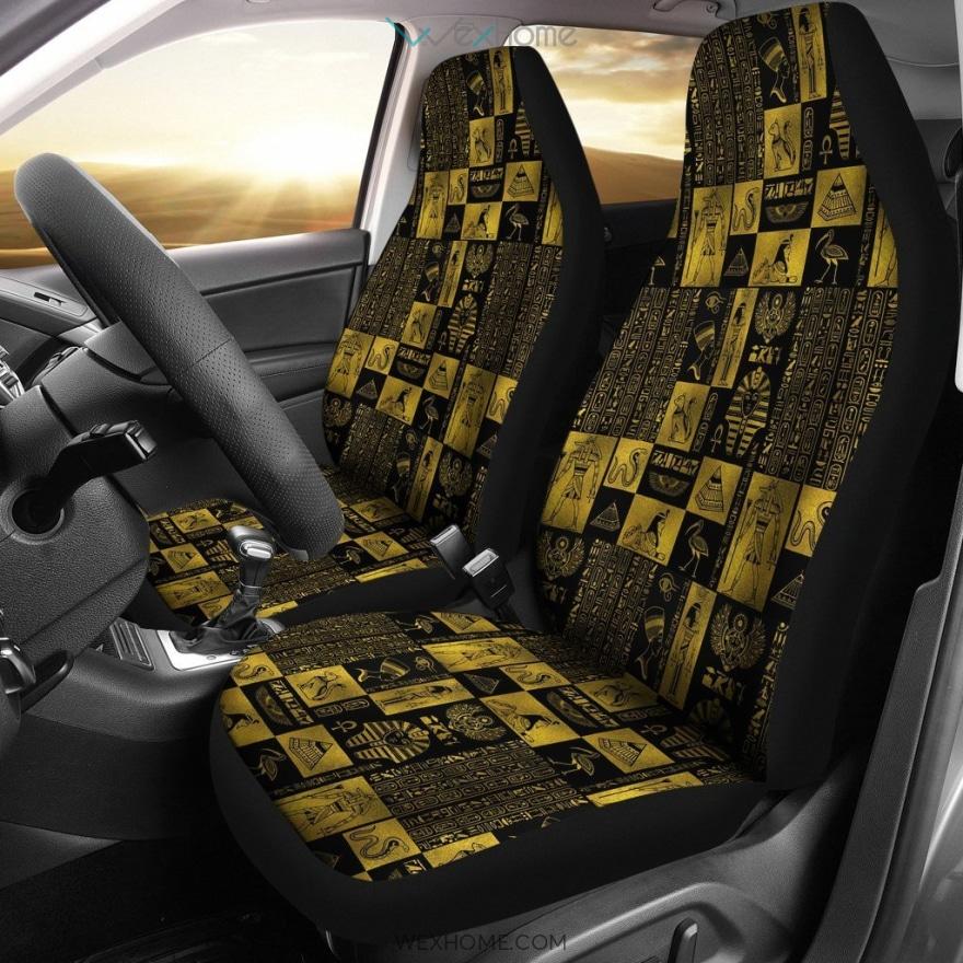 Car Seat Covers Egyptian God And Symbols Pinkato Store