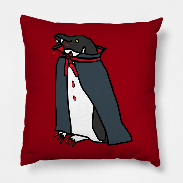 Halloween Horror Vampire Penguin Pillows, Halloween Pillow, Best Pilow, Halloween Decorations, Halloween Decor