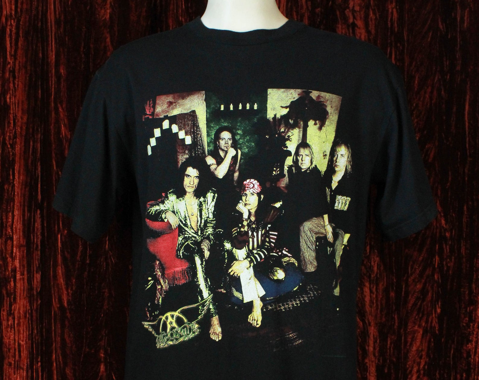 Vintage Aerosmith Concert T Shirt 1997 Nine Lives North American Tour –