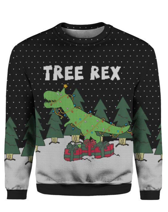 Tree Rex Ugly Christmas Sweater | For Men & Women | Adult | Us5345