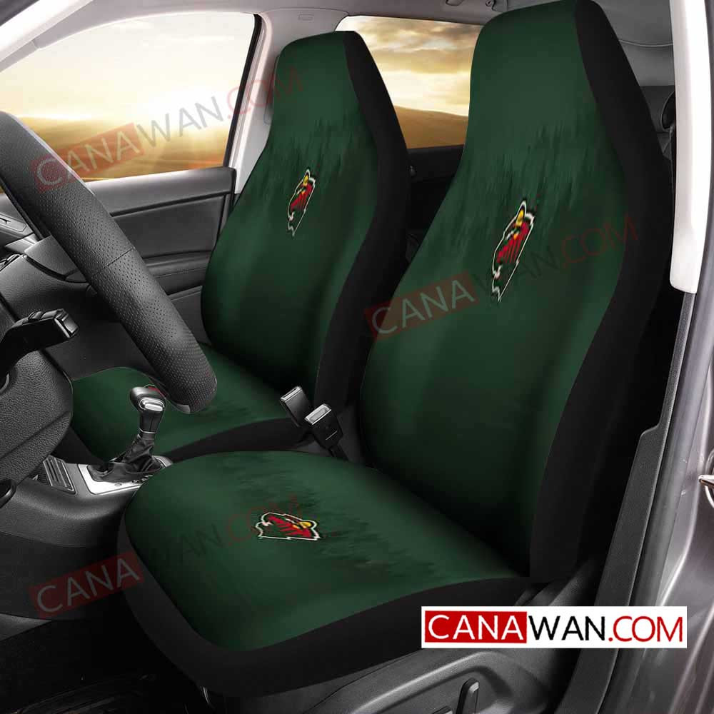 Minnesota Wild Style009 3D Customized Personalized Car Seat Cover