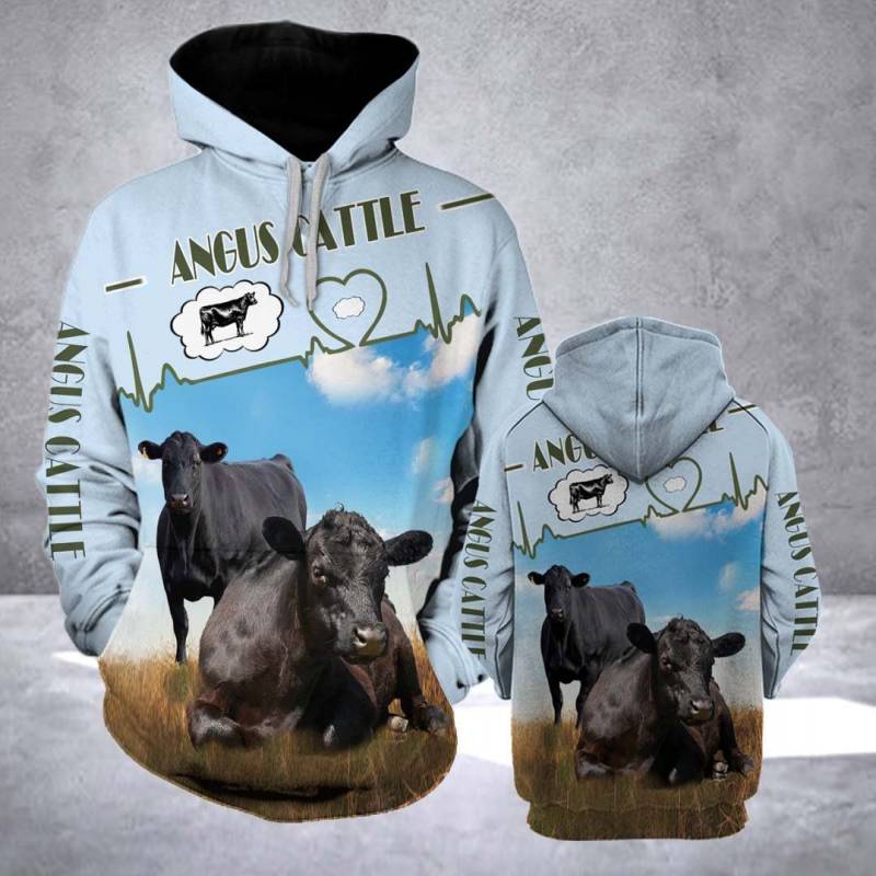 Animal Angus Animal Cale Funny Hoodie