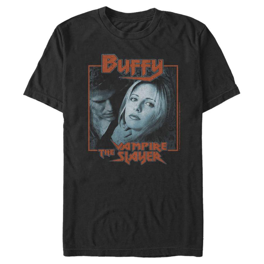 Buffy the Vampire Slayer Men’s Angel Love Frame  T Shirt