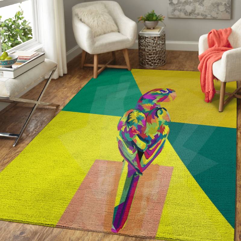 amazing lovebird in wpap – Animals Area Rug Carpet