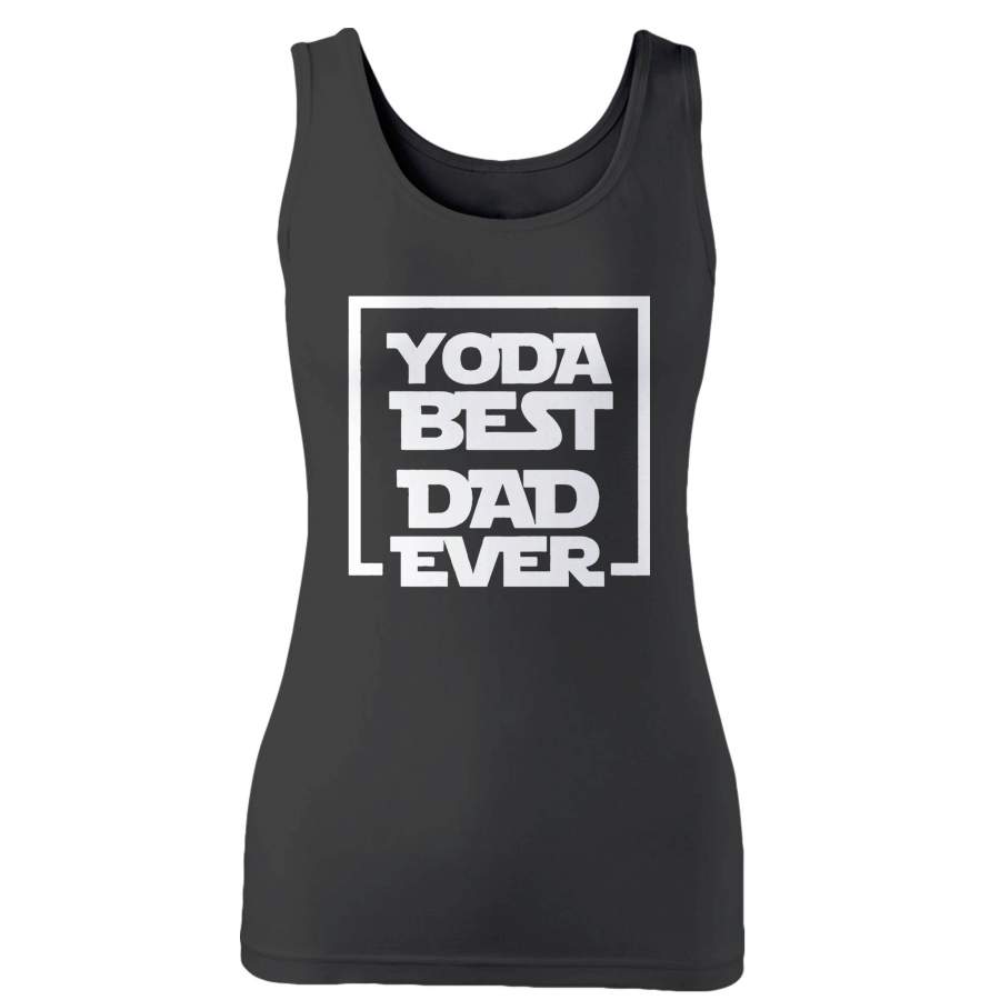 Star Wars Yoda Best Dad Ever Woman’s Tank Top