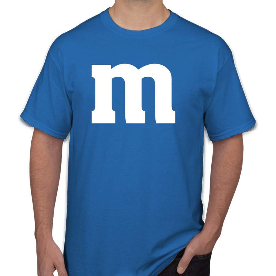 M&M Candy Funny Halloween Costume T-Shirt Men T-Shirt