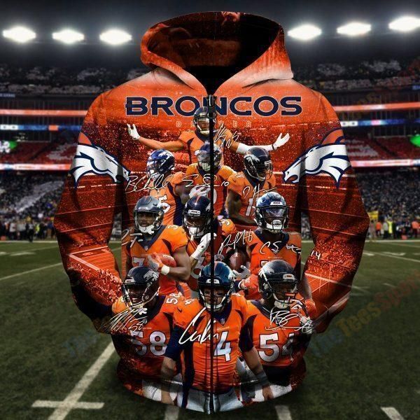 Denver Broncos 3D Zipper Hoodie 3D Zipper Hoodie Zipper Hoodie 3D Zipper Hoodie Apparel 1 Ds0 04987