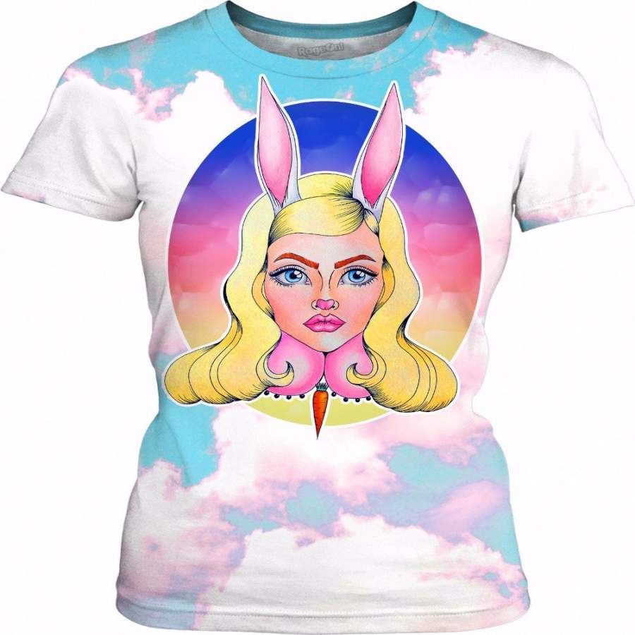 Miss Bunny Sinatra Womens T-Shirt