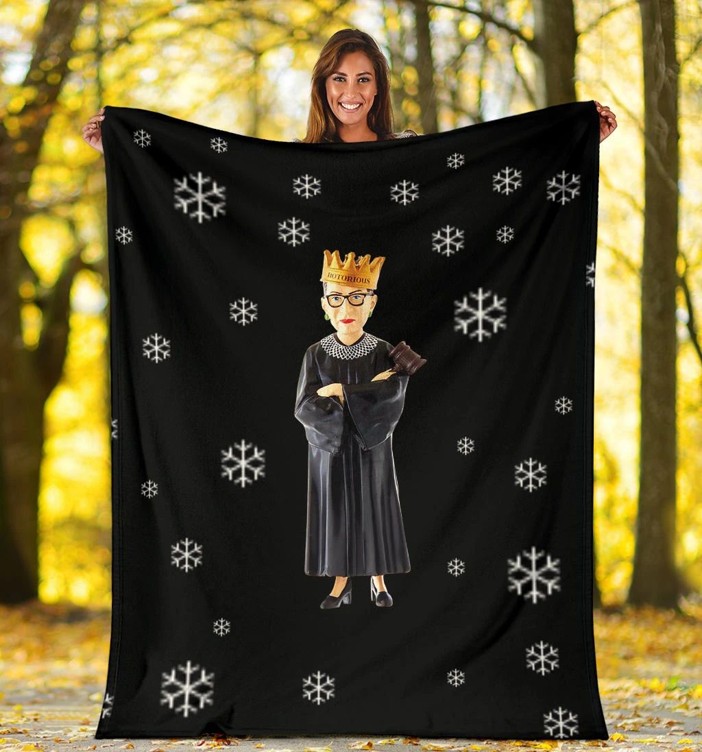 Rbg Christmas Blanket Ruth Bader Ginsburg Christmas Gifts For Mom Gift Presents For Grandma