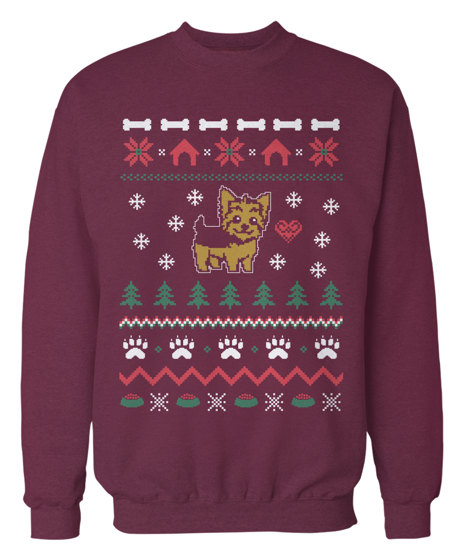 Yorkie Ugly Christmas Sweater – Holidays