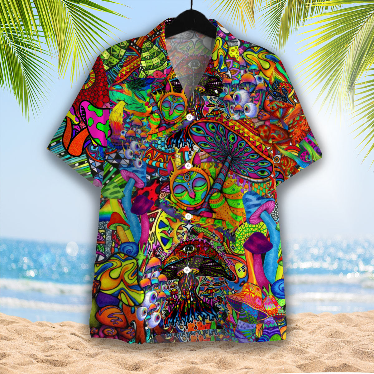 Trippy Hippie Mushroom Hawaii Shirt For Men And Women Ha104944