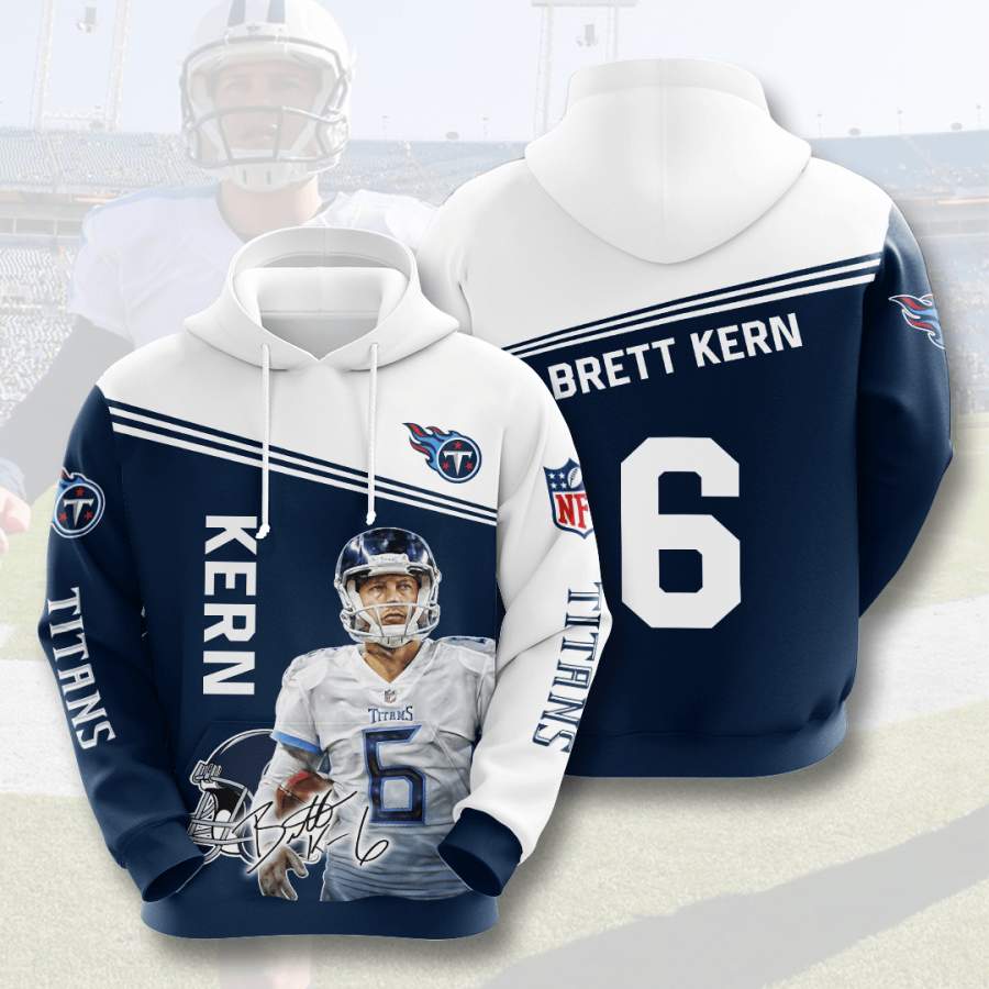 Tennessee Titans Brett Kern Hoodie Unisex 3D All Over Print