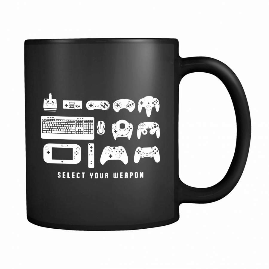 Select Your Weapon Retro Gaming 11oz Mug