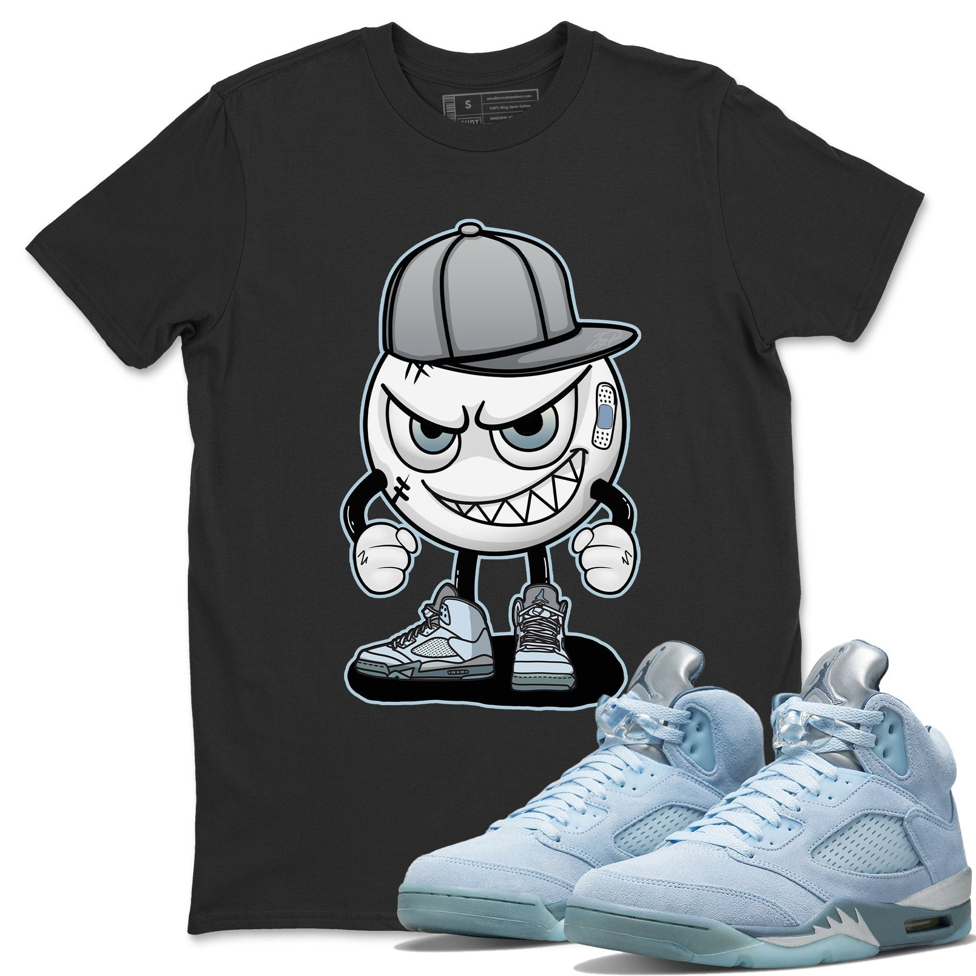 Mischief Emoji T-Shirt – Air Jordan 5 Blue Bird