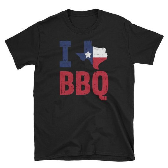 Texas Flag Barbecue Texan Gift Bbq Short Sleeve Shirt