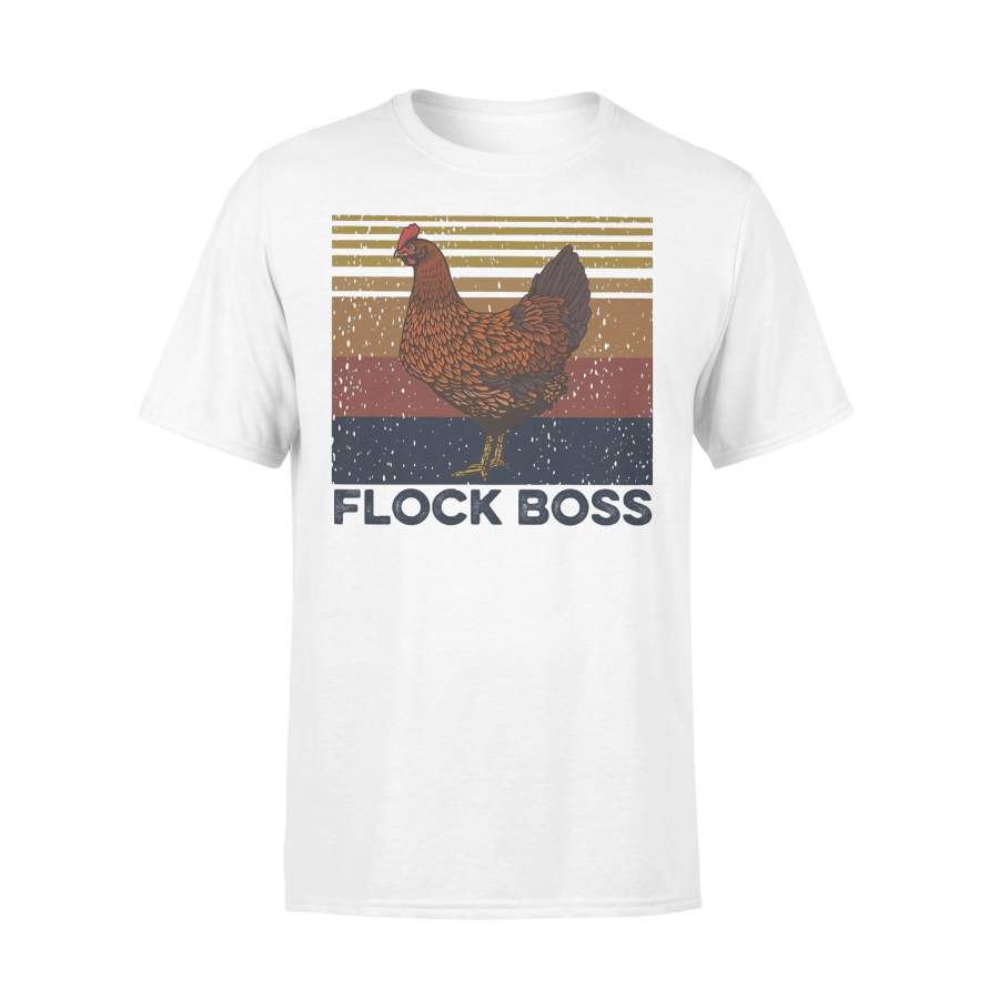 Chicken Flock Boss Farmer Vintage T-shirt