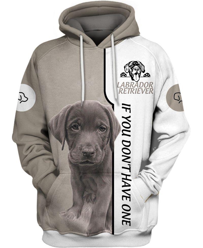 Christmas Ideas 3D Print Labrador Retriver  Adult Unisex