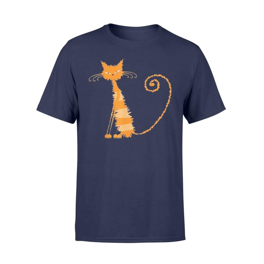 Wet Orange Cat Kitten Kitty Whiskers T-Shirt