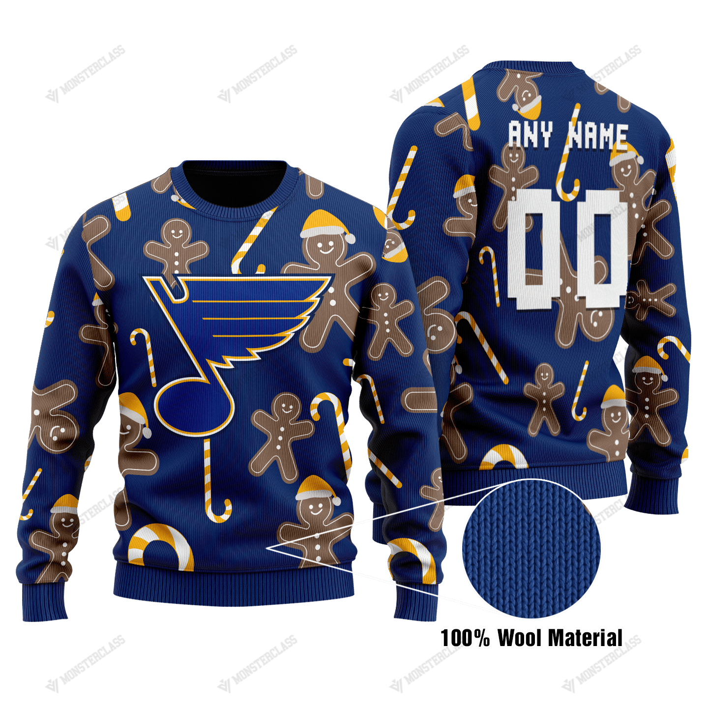 St. Louis Blues – CUSTOMIZE YOUR NAME & NUMBER – HOT SALE 3D PRINTED