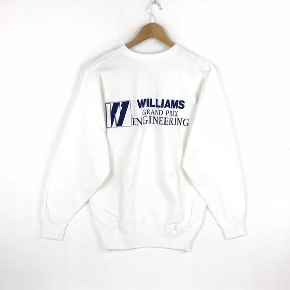 Rare Deadstocks Vintage 90S Williams Crewneck Shirt Automotive Racing Team Grand Prix Engineering Sweater Shirt