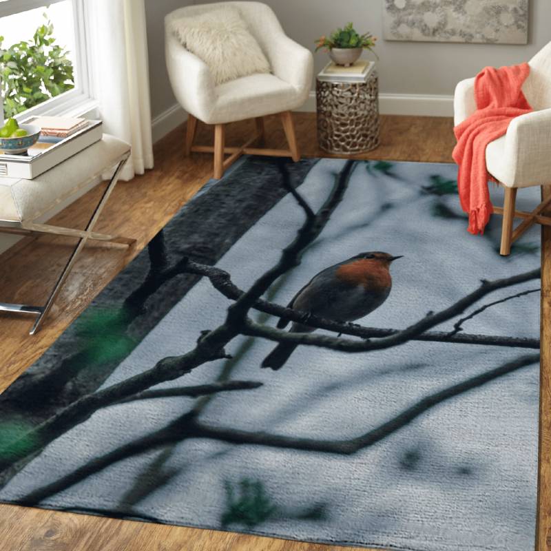 Red Robin – Animals Area Rug Carpet