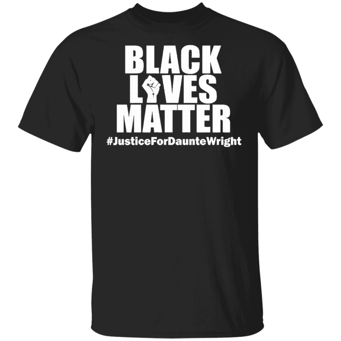 Justice For Daunte Wright Shirt BLM Black Lives Matter T-Shirt No Justice No Peace Shirt