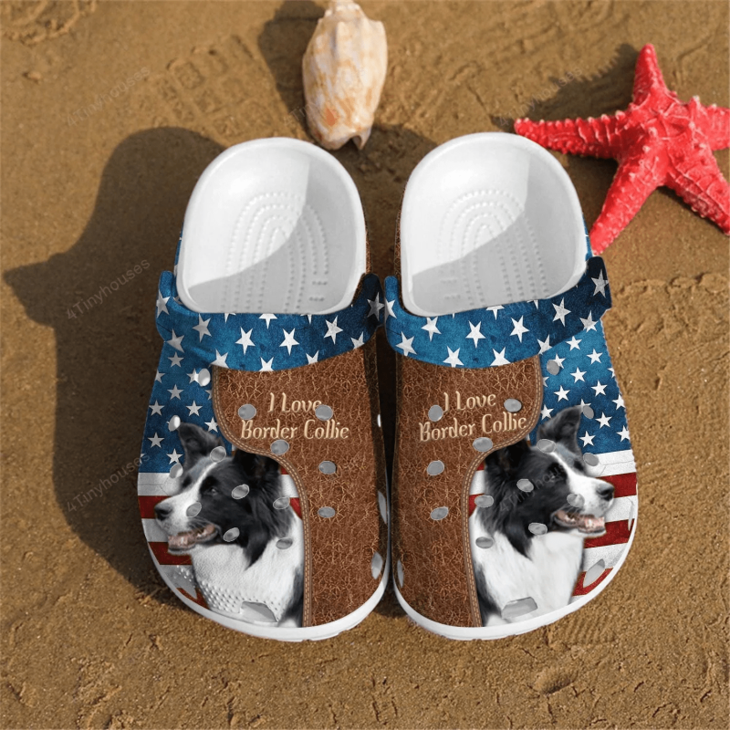 Border collie shoes Crocs Crocband Clogs Shoes For Men Women