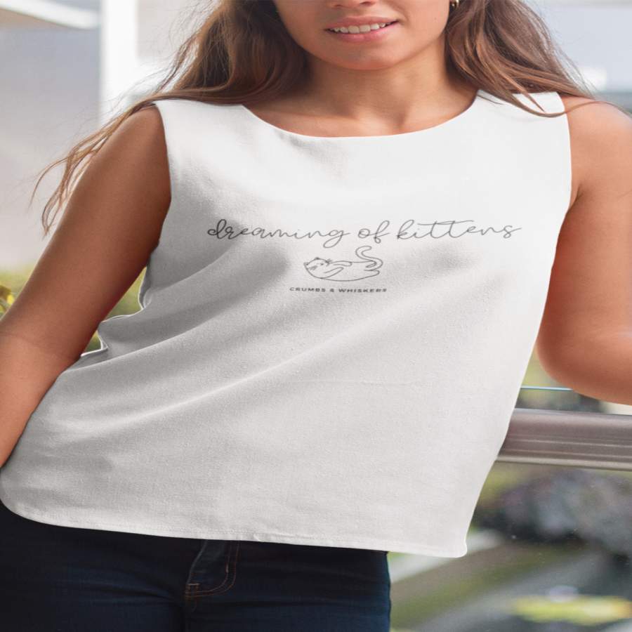 Dreaming of Kittens (Cursive) | Bro Tank