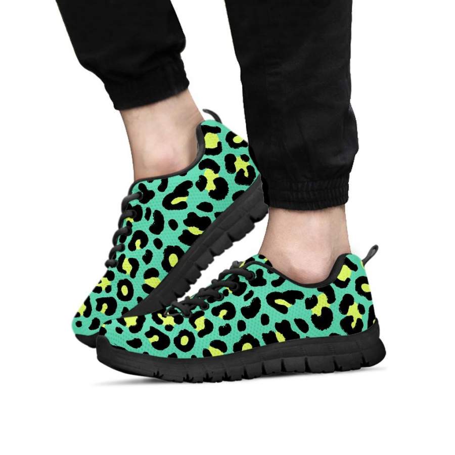 Green Leopard Men’s Sneakers